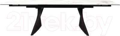 Обеденный стол M-City Ivar 180 Marbles KL-188 / 626M04353 (контрастный мрамор/керамика)