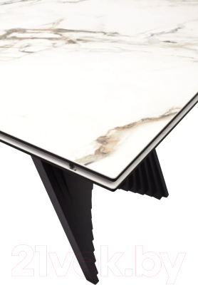 Обеденный стол M-City Ivar 180 Marbles KL-188 / 626M04353 (контрастный мрамор/керамика)
