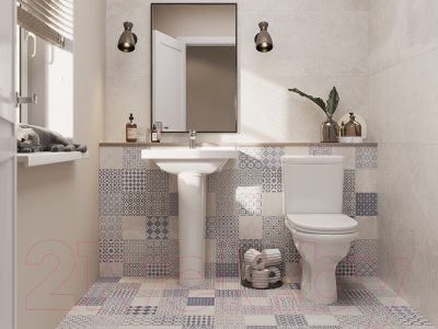 Унитаз напольный Santeri Визит 1P4053S0100BF