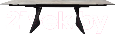 Обеденный стол M-City Ivar 180 Marbles KL-80 / 626M04533 (серый мрамор/керамика)