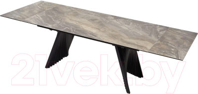 Обеденный стол M-City Ivar 180 Marbles KL-80 / 626M04533 (серый мрамор/керамика)