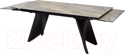 Обеденный стол M-City Ivar 180 Marbles KL-80 / 626M04533 (серый мрамор/керамика)