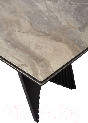 Обеденный стол M-City Ivar 180 Marbles KL-80 / 626M04533 (серый мрамор/керамика)