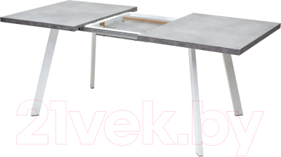 Обеденный стол M-City Brick M 140 / DEDBRICKMBETPORWHT140 (бетон портленд/белый)