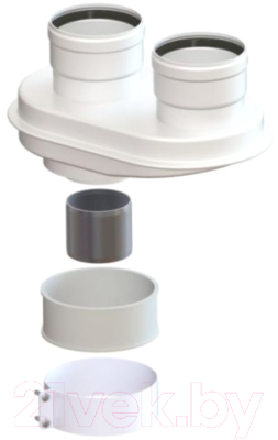 Адаптер для раздельного дымоудаления PROFline Моноблочный CE.00.C65.it - фото