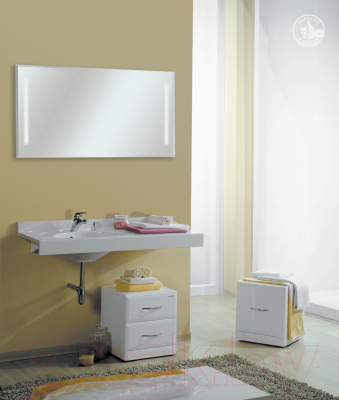 Зеркало Акватон Отель 120 с полкой (1A1014K0OT010)