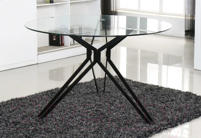 Обеденный стол M-City Veneto D110 / XSDT003CLEAR (прозрачный)