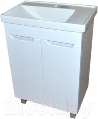 Тумба с умывальником Гамма Р24оФ8-У60 Кватро-8060 (4812044014556) - фото