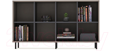 Тумба Crafto Санса 05 150x40x75 (графит/латте)