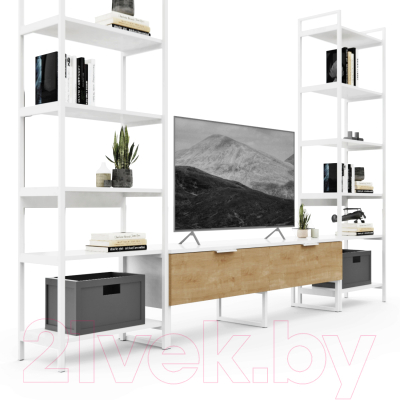 Горка Crafto Лофт Рокки Симпл 02 270x38x190 (дуб/белый)