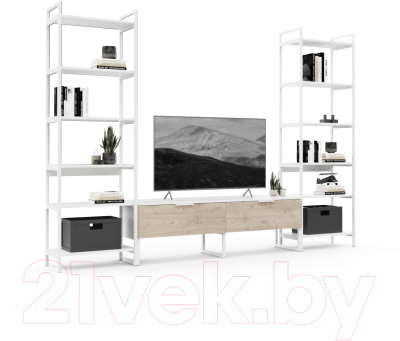 Горка Crafto Лофт Рокки Симпл 03 270x38x190 (каштан/белый)