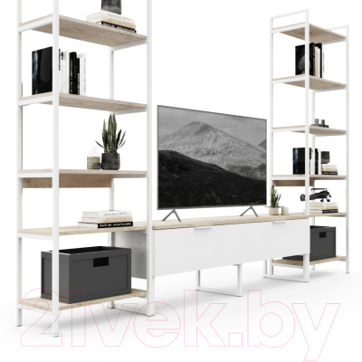 Горка Crafto Лофт Рокки Симпл 05 270x38x190 (белый/каштан)