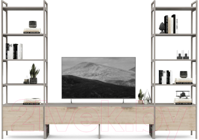 Горка Crafto Лофт Рокки Бонд 08 270x38x190 (каштан/латте) - фото