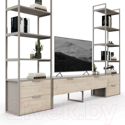 Горка Crafto Лофт Рокки Квентин 09 270x38x190 (каштан/латте)