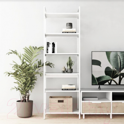 Горка Crafto Лофт Агата Симпл 03 270x38x190 (белый/каштан)