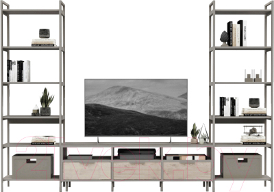 Горка Crafto Лофт Агата Симпл 04 270x38x190 (латте/каштан) - фото