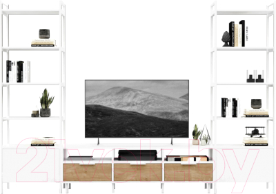 Горка Crafto Лофт Агата Бонд 06 270x38x190 (белый/дуб) - фото