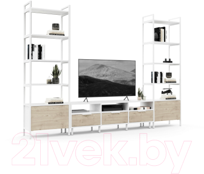 Горка Crafto Лофт Агата Бонд 08 270x38x190 (каштан/белый)