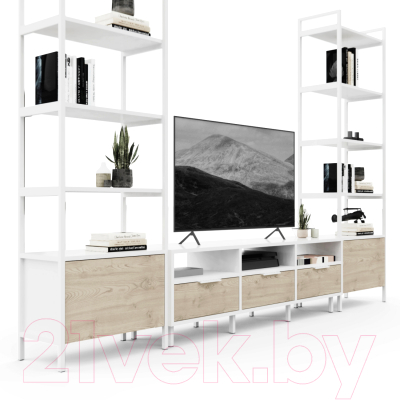 Горка Crafto Лофт Агата Бонд 08 270x38x190 (каштан/белый)