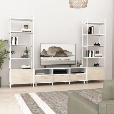 Горка Crafto Лофт Агата Бонд 08 270x38x190 (каштан/белый)