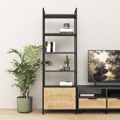 Горка Crafto Лофт Агата Бонд 09 270x38x190 (дуб/графит)