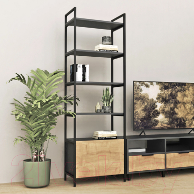 Горка Crafto Лофт Агата Бонд 09 270x38x190 (дуб/графит)