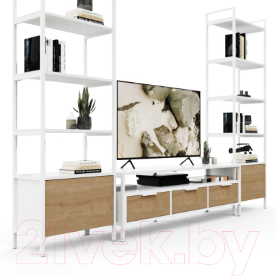 Горка Crafto Лофт Фрида Бонд 08 274x40x190 (дуб/белый)