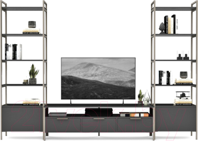 Горка Crafto Лофт Фрида Бонд 13 274x40x190 (графит/латте) - фото