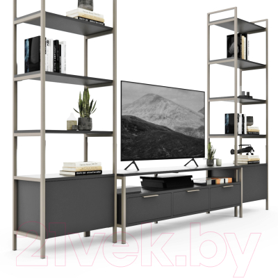 Горка Crafto Лофт Фрида Бонд 13 274x40x190 (графит/латте)