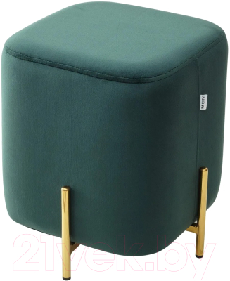 Пуф M-City Ares / 628M04404 (Bluvel-78 Green/Gold) - фото