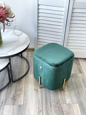 Пуф M-City Ares / 628M04404 (Bluvel-78 Green/Gold)