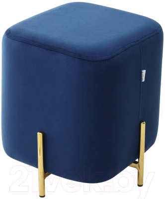 Пуф M-City Ares / 628M04400 (Bluvel-86 Navy Blue/Gold) - фото