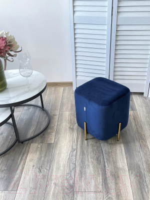 Пуф M-City Ares / 628M04400 (Bluvel-86 Navy Blue/Gold)