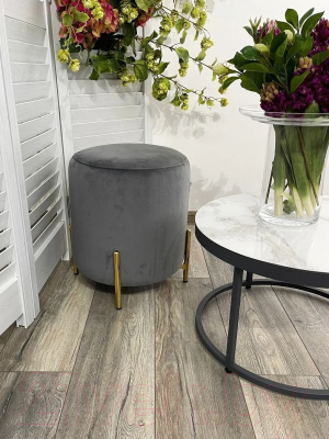 Пуф M-City Rice / UF029SBLV14 (Bluvel-14 Grey/Gold)