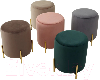 Пуф M-City Rice / UF029SBLV14 (Bluvel-14 Grey/Gold)