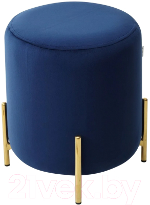 Пуф M-City Rice / 628M04399 (Bluvel-86 Navy Blue/Gold) - фото