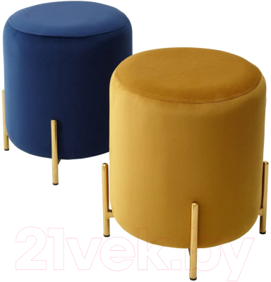 Пуф M-City Rice / 628M04399 (Bluvel-86 Navy Blue/Gold)