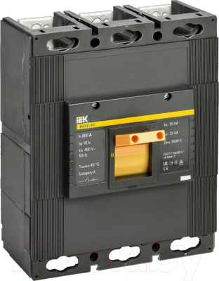 Выключатель автоматический IEK ВА88-40 3п 800А 35кА / SVA50-3-0800 - фото