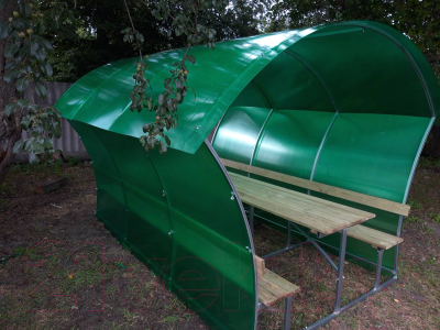 Беседка ИМпласт Лайт Плюс 2.9x1.7м / 20x20мм