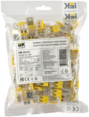 Клемма IEK UKZ60-412-100