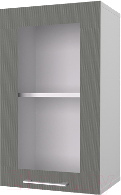 Шкаф навесной для кухни Горизонт Мебель Оптима 40 с витриной - фото