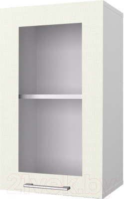 Шкаф навесной для кухни Горизонт Мебель Оптима 40 с витриной - фото
