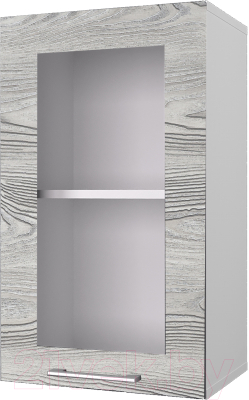 Шкаф навесной для кухни Горизонт Мебель Оптима 40 с витриной - фото