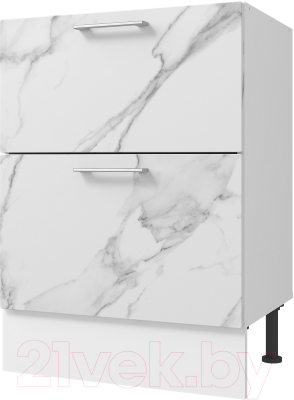 Шкаф-стол кухонный Горизонт Мебель Оптима 50 2 ящика - фото