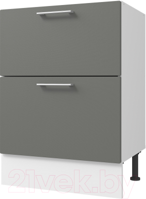 Шкаф-стол кухонный Горизонт Мебель Оптима 50 2 ящика - фото