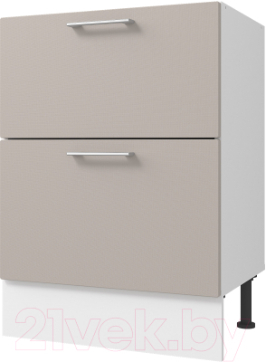 Шкаф-стол кухонный Горизонт Мебель Оптима 50 2 ящика - фото