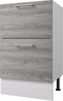 Шкаф-стол кухонный Горизонт Мебель Оптима 50 2 ящика - фото