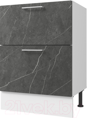 Шкаф-стол кухонный Горизонт Мебель Оптима 60 2 ящика - фото