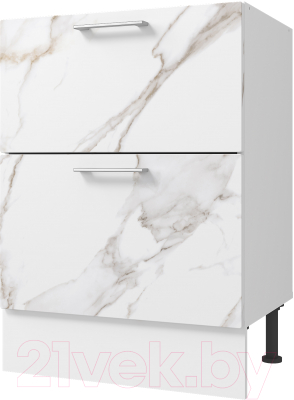 Шкаф-стол кухонный Горизонт Мебель Оптима 60 2 ящика - фото