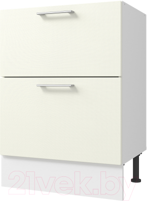 Шкаф-стол кухонный Горизонт Мебель Оптима 80 2 ящика - фото